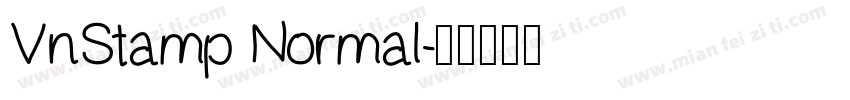 VnStamp Normal字体转换